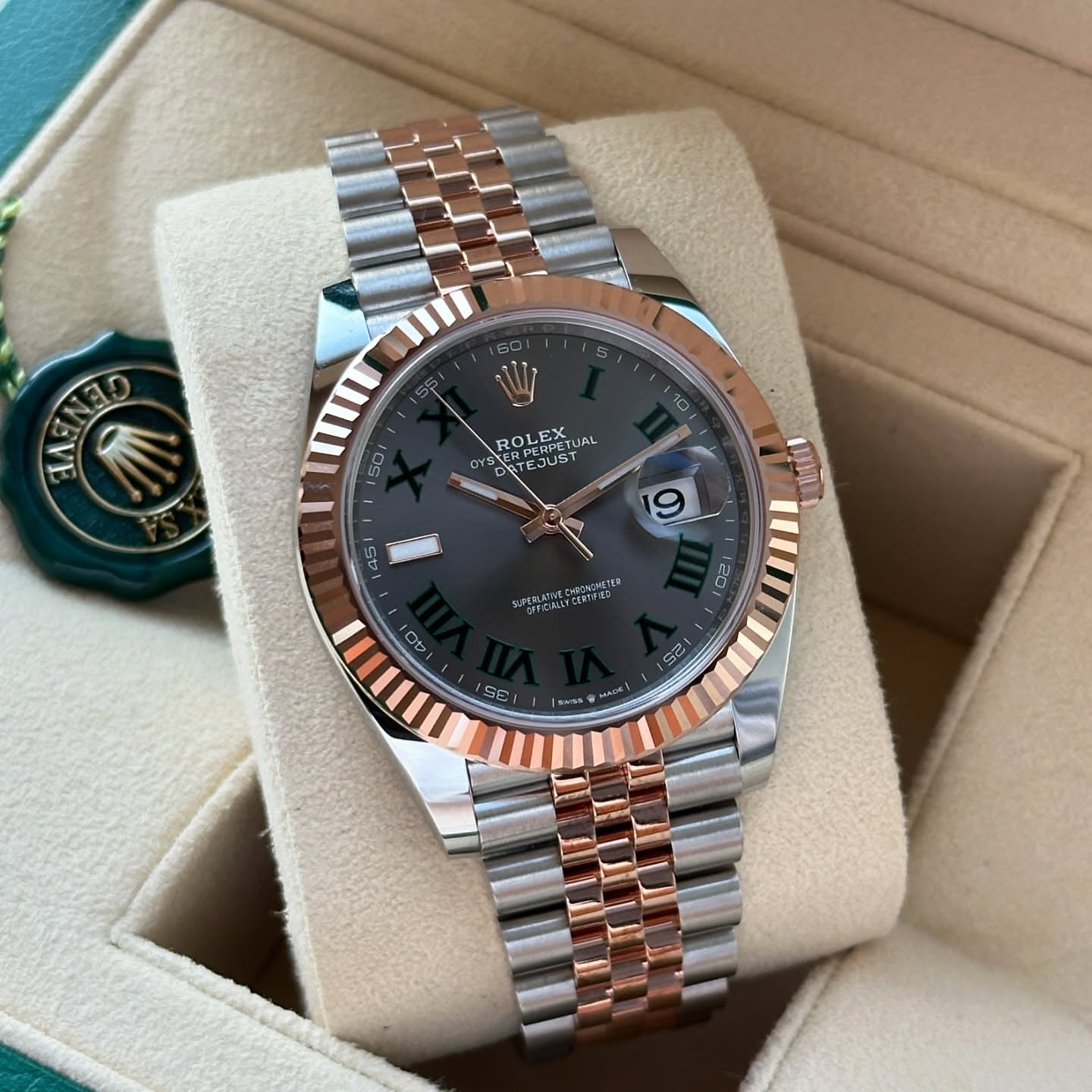 Rolex Datejust 41 “Wimbledon Rose New