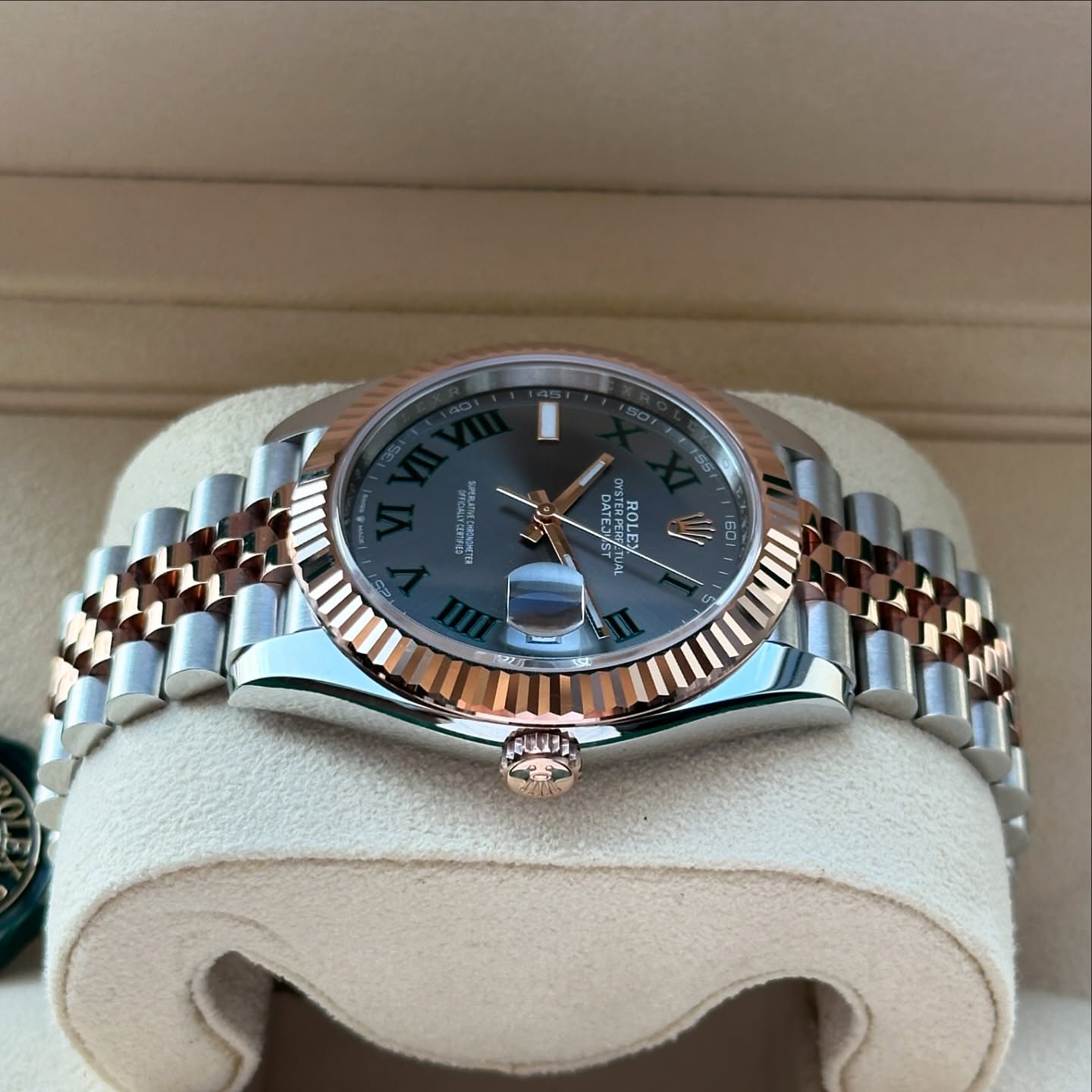 Rolex Datejust 41 “Wimbledon Rose New