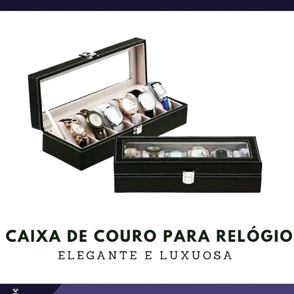 Caixa Organizadora de Relógios