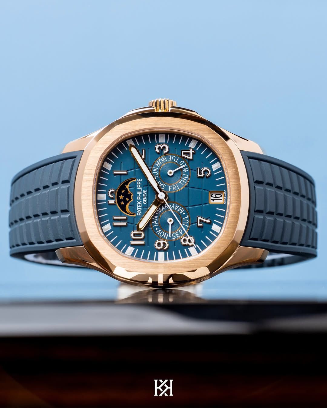 Kit 3 Relógios Patek Philippe Aquanaut Chronograph
