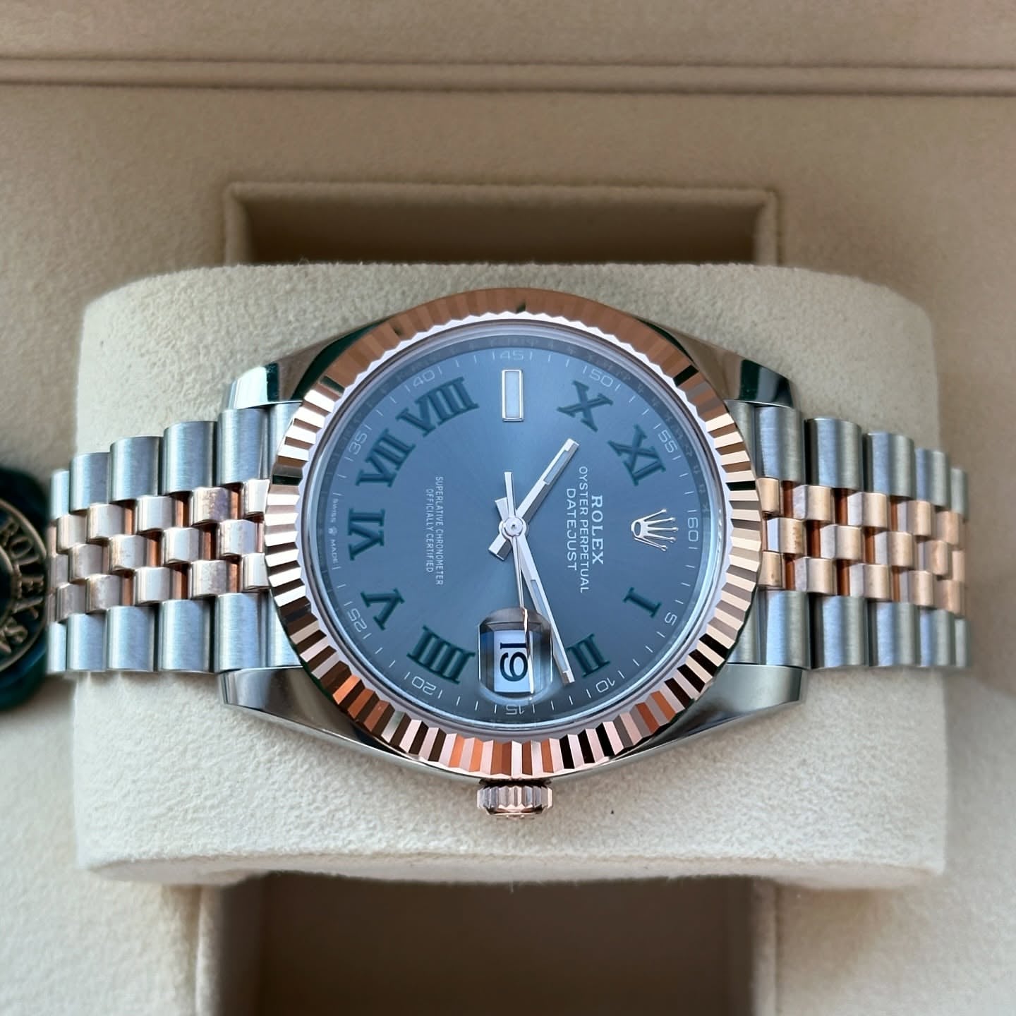 Rolex Datejust 41 “Wimbledon Rose New