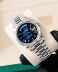 Rolex Day-Date 40mm –  blue “Stella”
